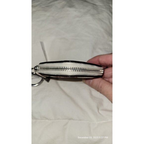 Coach Cherry Heart Keychain Pouch Bag Charm NWT - Picture 3 of 4